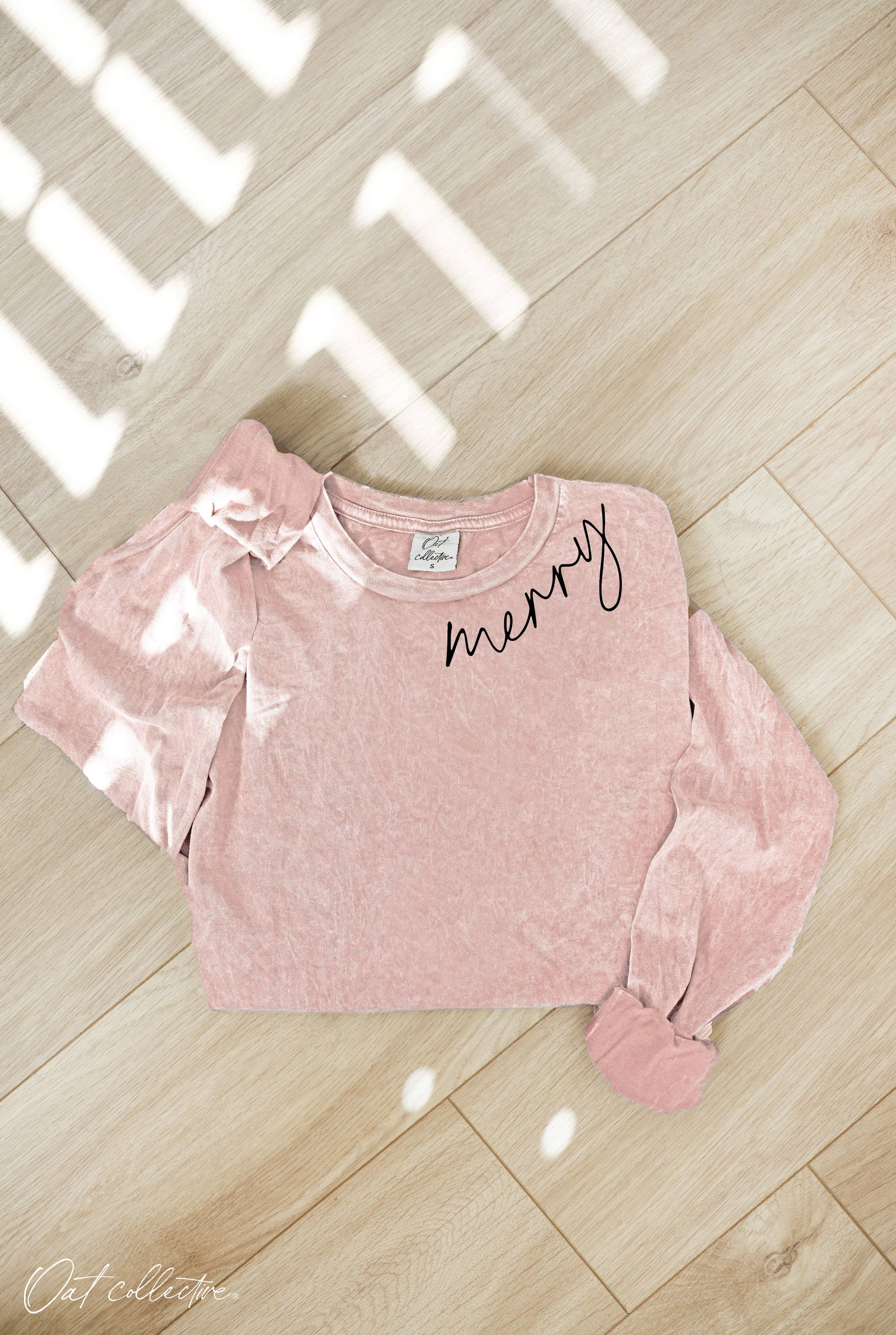 "MERRY" Long Sleeve Shirt