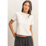 Crew Neck Cotton T-Shirt