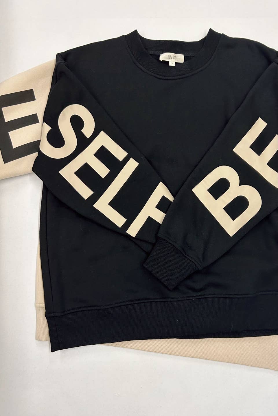 "Be Yourself" Oversized Sweatshirt