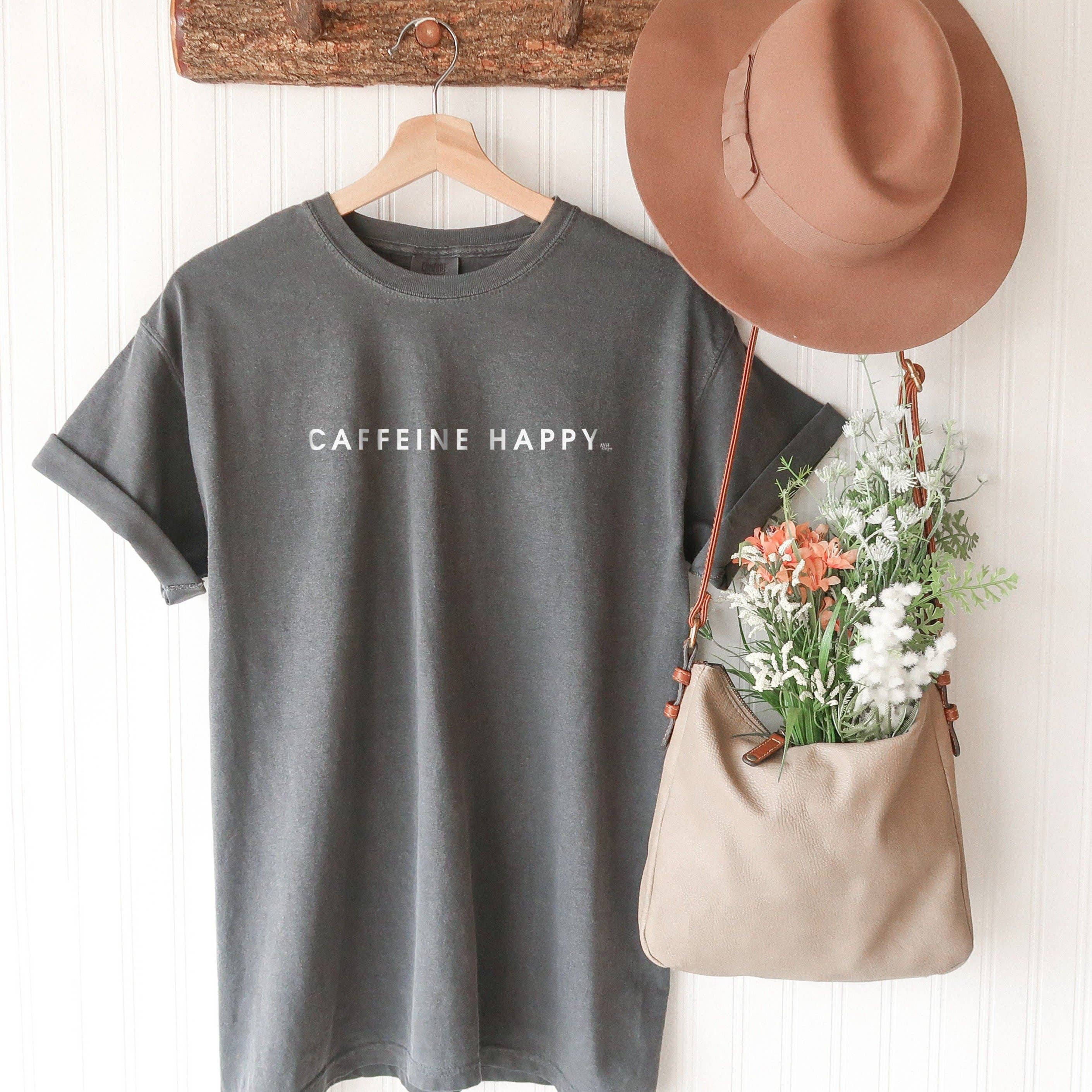 Caffeine Happy Comfort Colors Graphic Tee