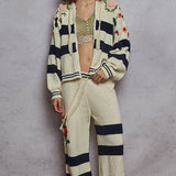Striped & Floral Lounge Pants