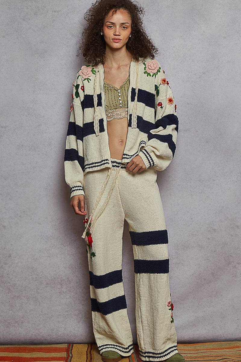 Striped & Floral Lounge Pants