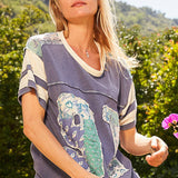 Oversize "91" Patch Top