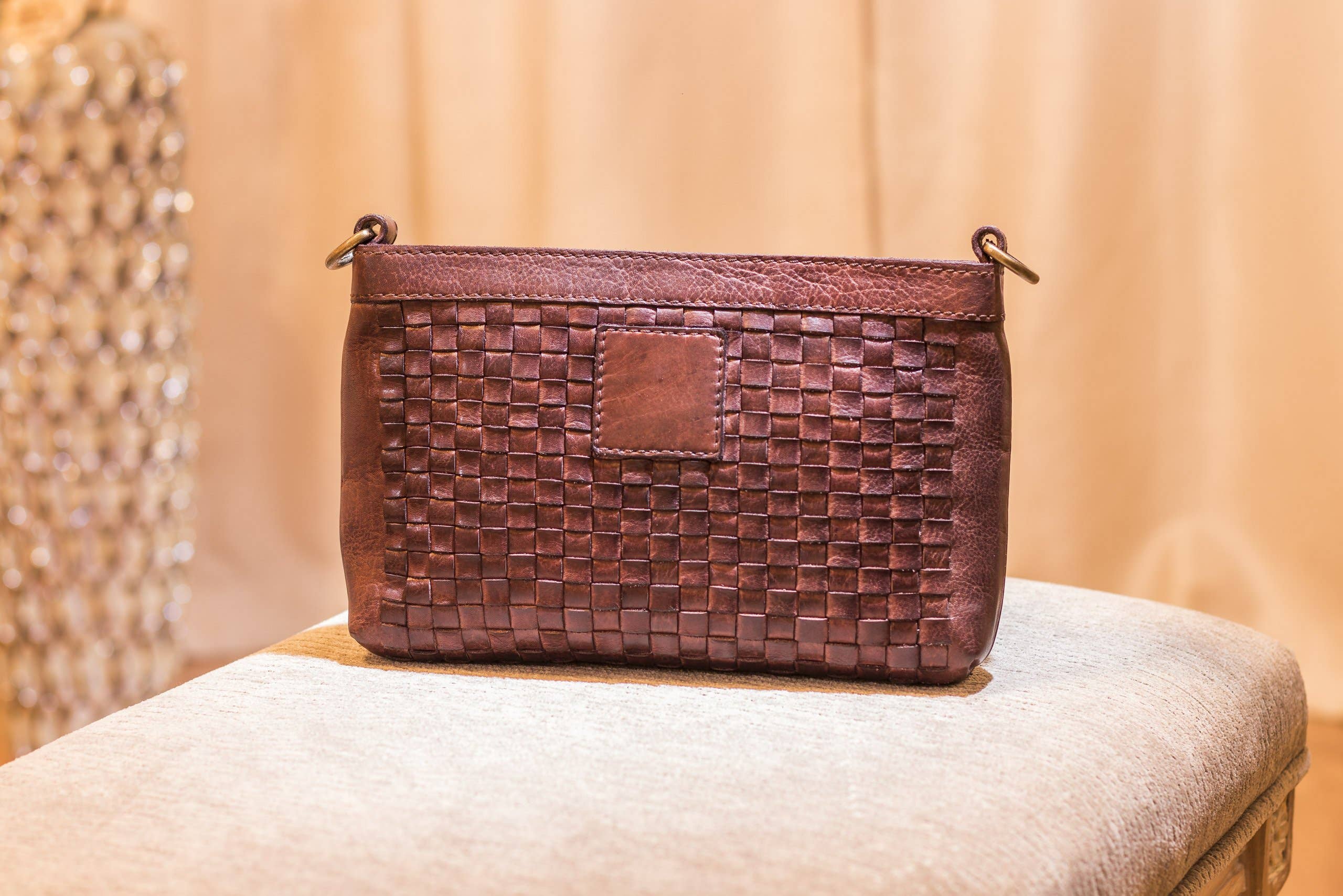 Weaved Crossbody Bag