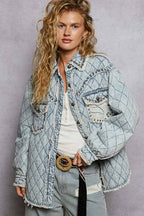 Lace Paneled Jacket