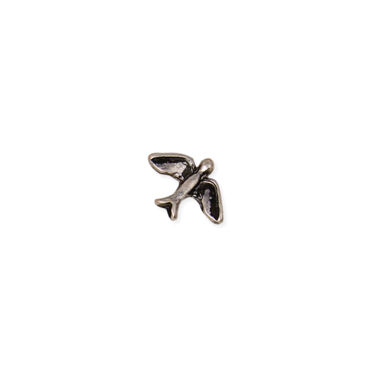 Book Lovers Silver Bird Post Earrings