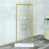 Branded Free Floating Necklace Display With 6 Hooks