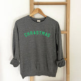 "CHRISTMAS" Heather Sweatshirt