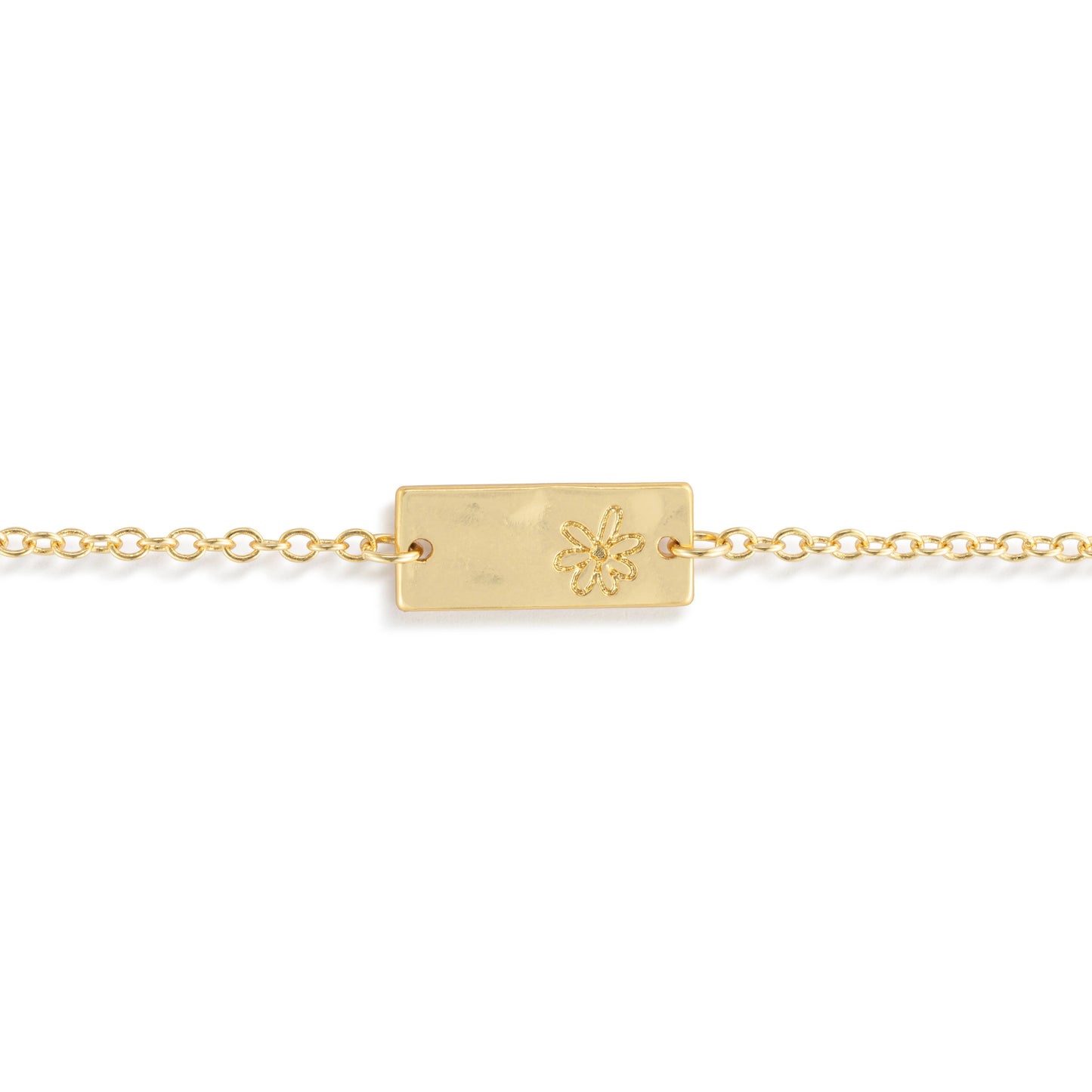Daisy Charm Bracelet - Gold