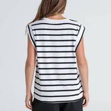 Round neck cami base tank top loose basic vest