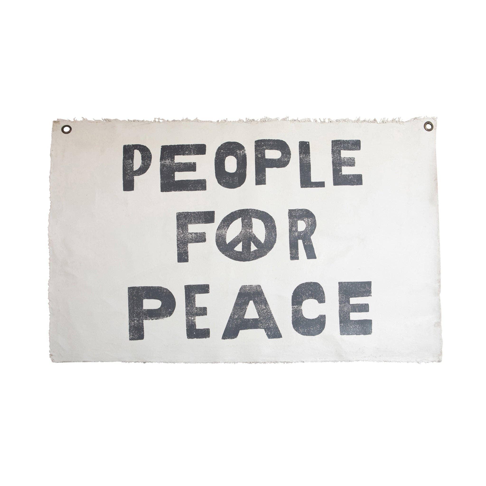 "People For Peace" Hand Painted Wall Hanging