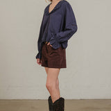 Embroidered Eyelet Collar Blouse - RT1180