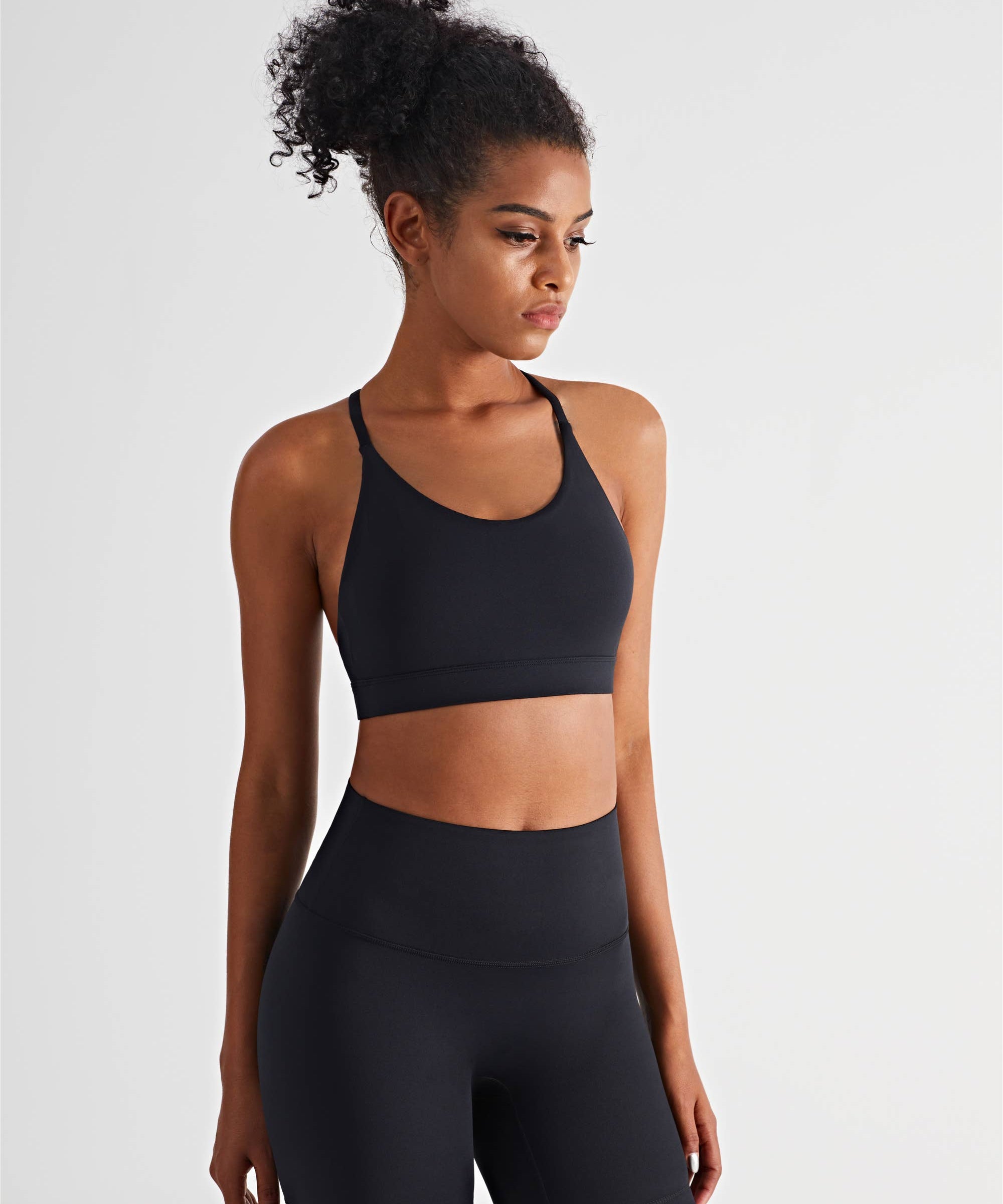 Triangle-Back Sports Bra