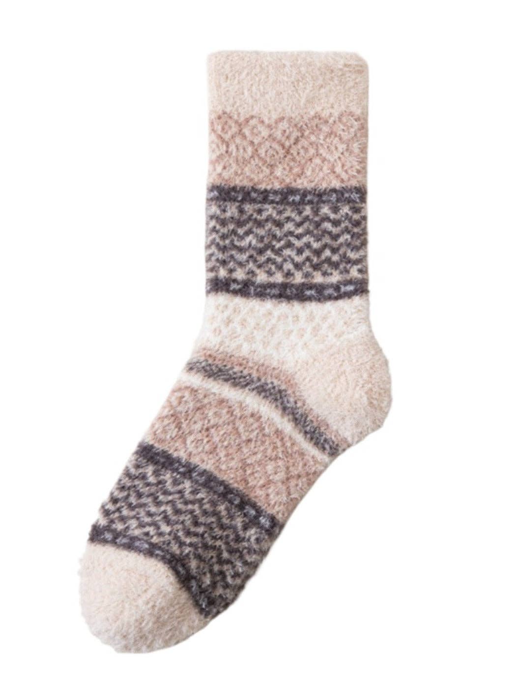 Cozy Fleece Thick Crew Socks