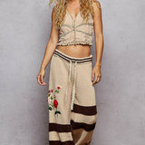 Striped & Floral Lounge Pants