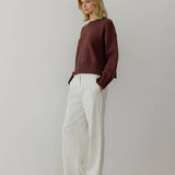 The Asher Sweater | Oversized Cropped Sweater