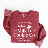 "THE NORTH POLE MILK AND COOKIE CO." Sweatshirt