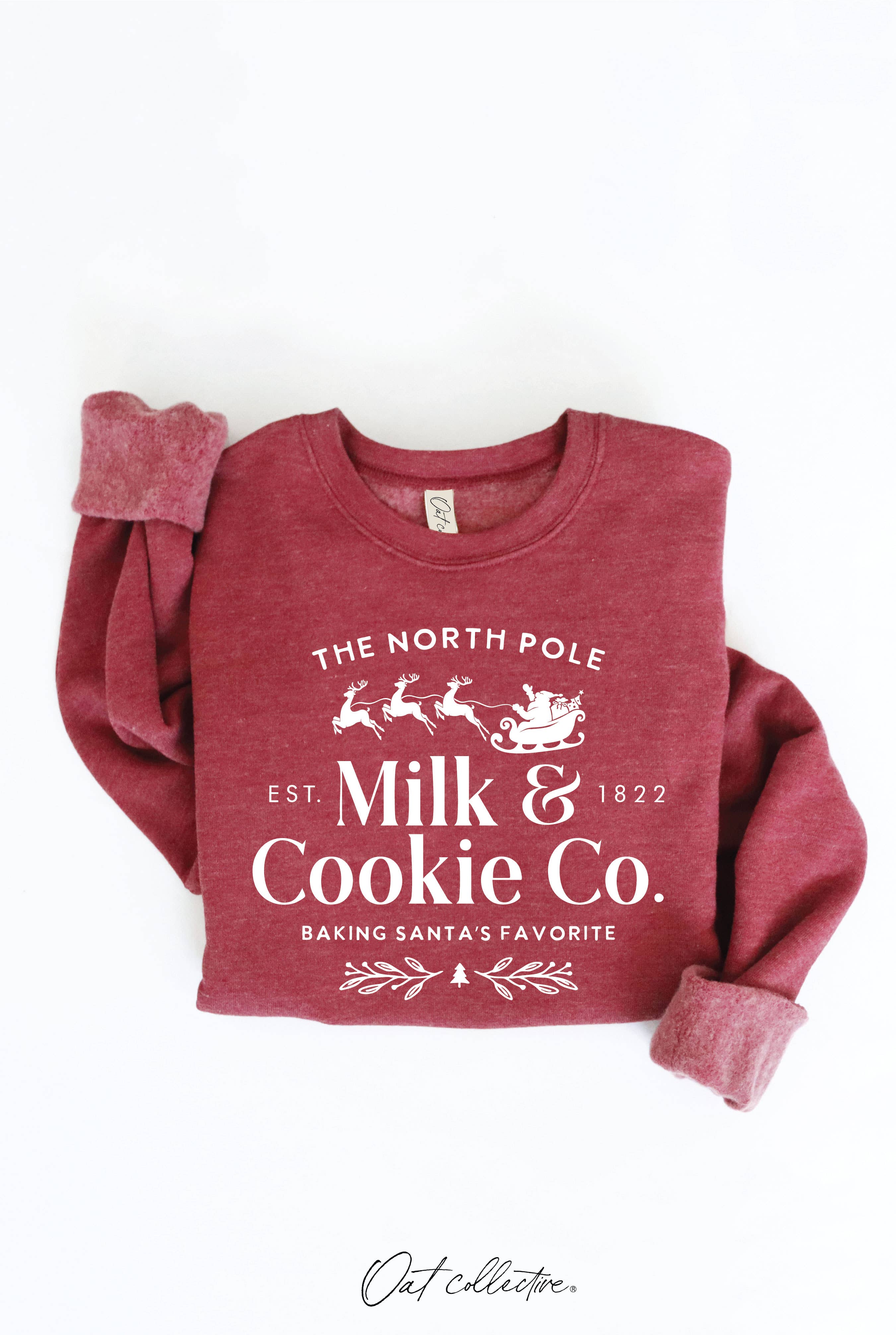"THE NORTH POLE MILK AND COOKIE CO." Sweatshirt
