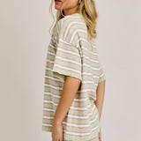 Oversize Sweater Top With Mini Skirt Set