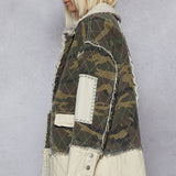 Camo Heart Detail Jacket