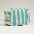 Striped Pattern Makeup Bag