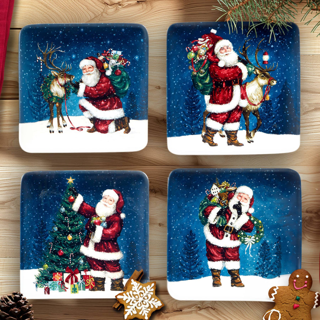 Santa's Secret Christmas Canape Plate