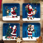 Santa's Secret Christmas Canape Plate