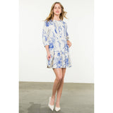 Long Sleeve Floral Midi Dress