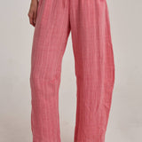 MINERAL WASHED GAUZE CAMI TOP AND BARREL PANTS CASUAL SET