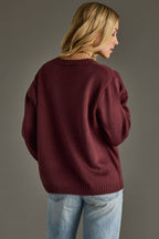 "Wine Weather" Sweater
