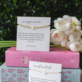 Intentions Cord Bracelet-Cross, Inspirational Gift Jewelry