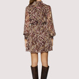 Lover's Waltz Mini Dress - Lurex Chiffon
