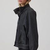 Washed Denim Bomber Jacket - RJ1071
