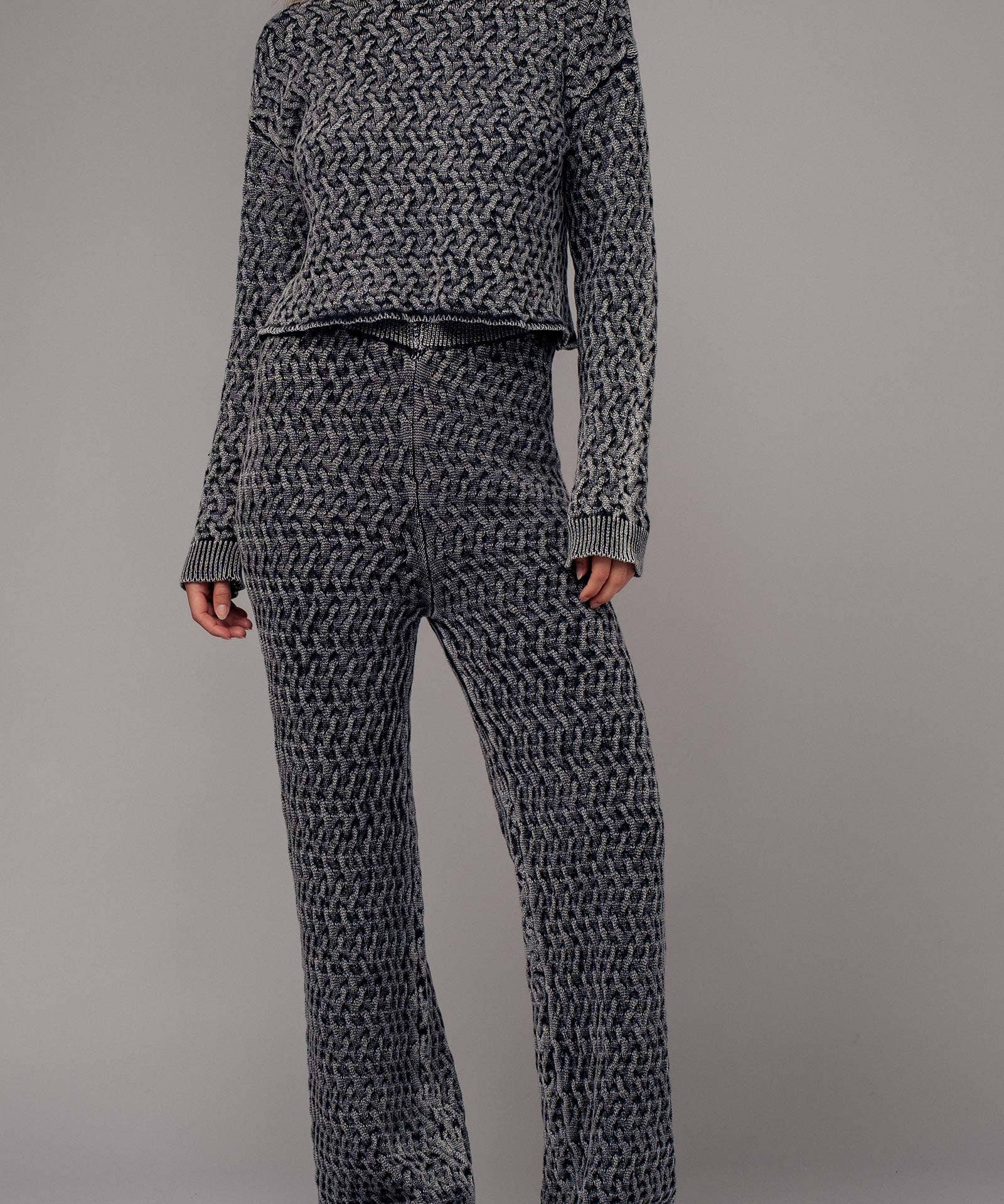 Knit Sweater & Pants Lounge Set