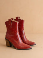 The Tara | Red Western Boots