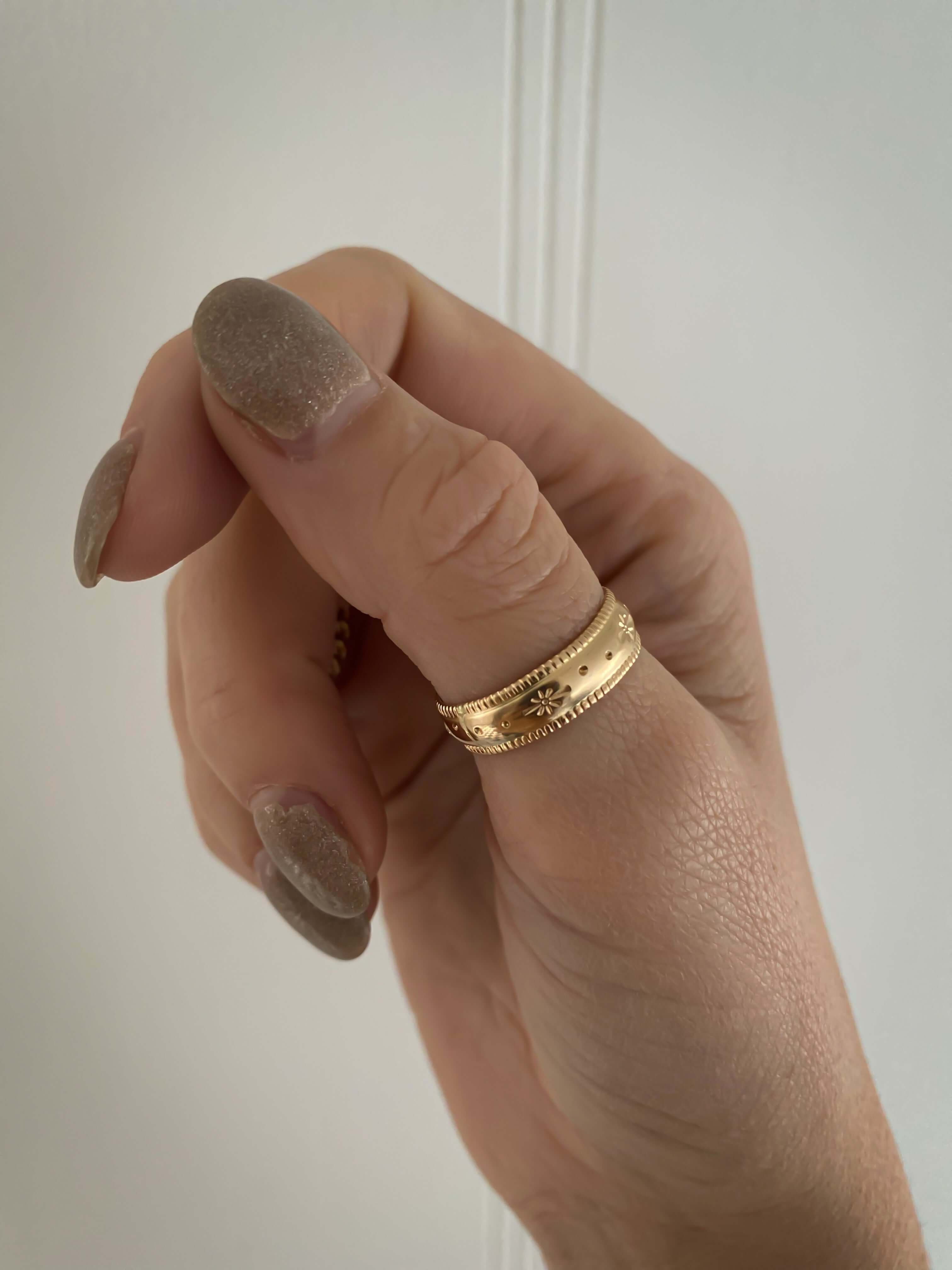 Stardust Ring Gold Filled