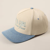 'Just A Girl Who Loves Jesus' Embroidered Trucker Hat