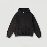 Heavyweight Washed Velvet Hooded Sweatshirt