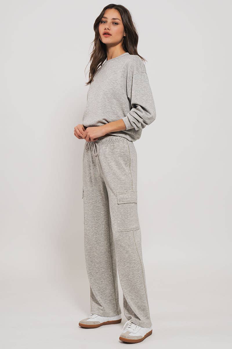 Relaxed Fit Cargo Sweatpants
