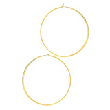 Thin Large Hoops