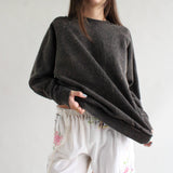 Oversized Washed Crewneck Sweatshirt Bundle