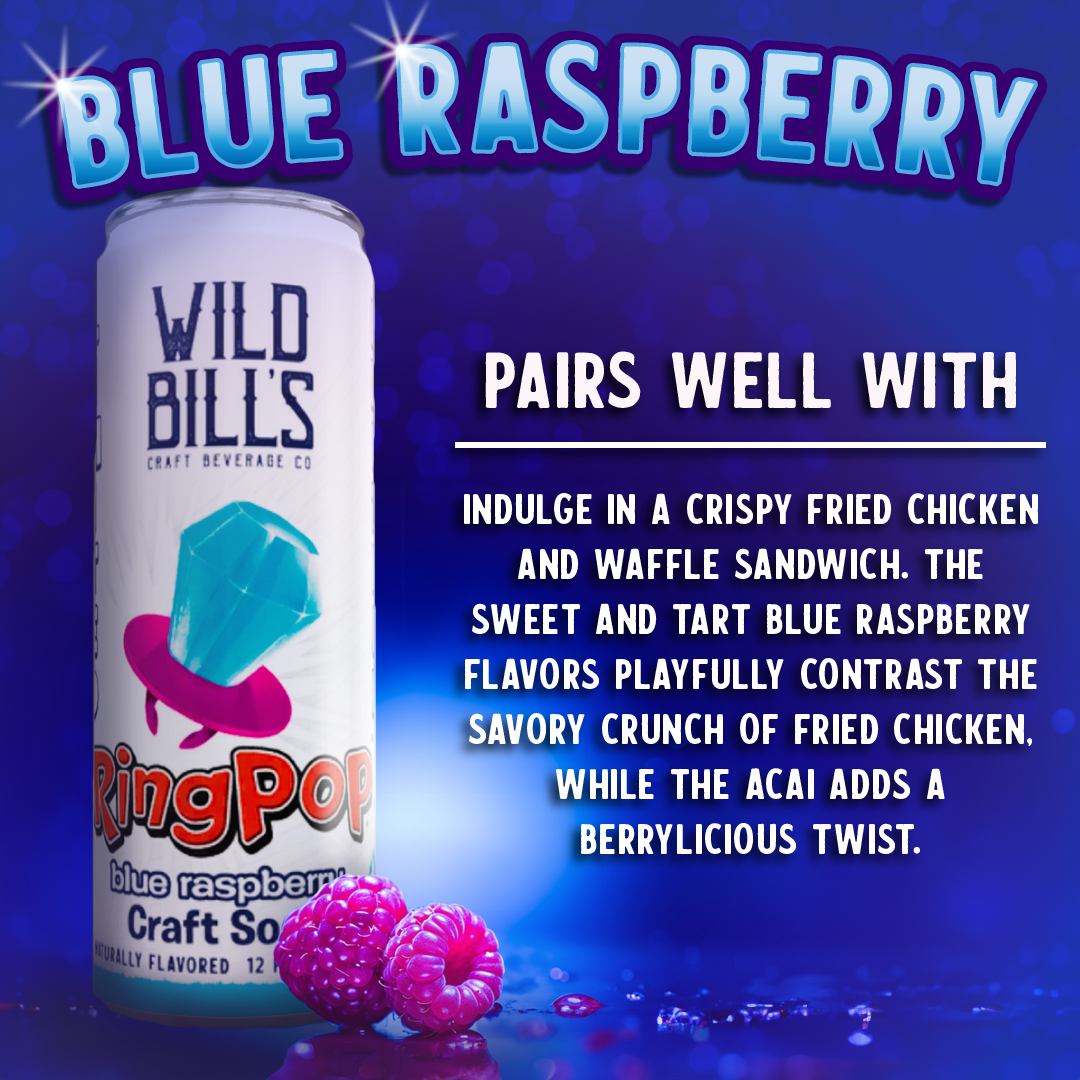 Ring Pop Blue Raspberry Soda