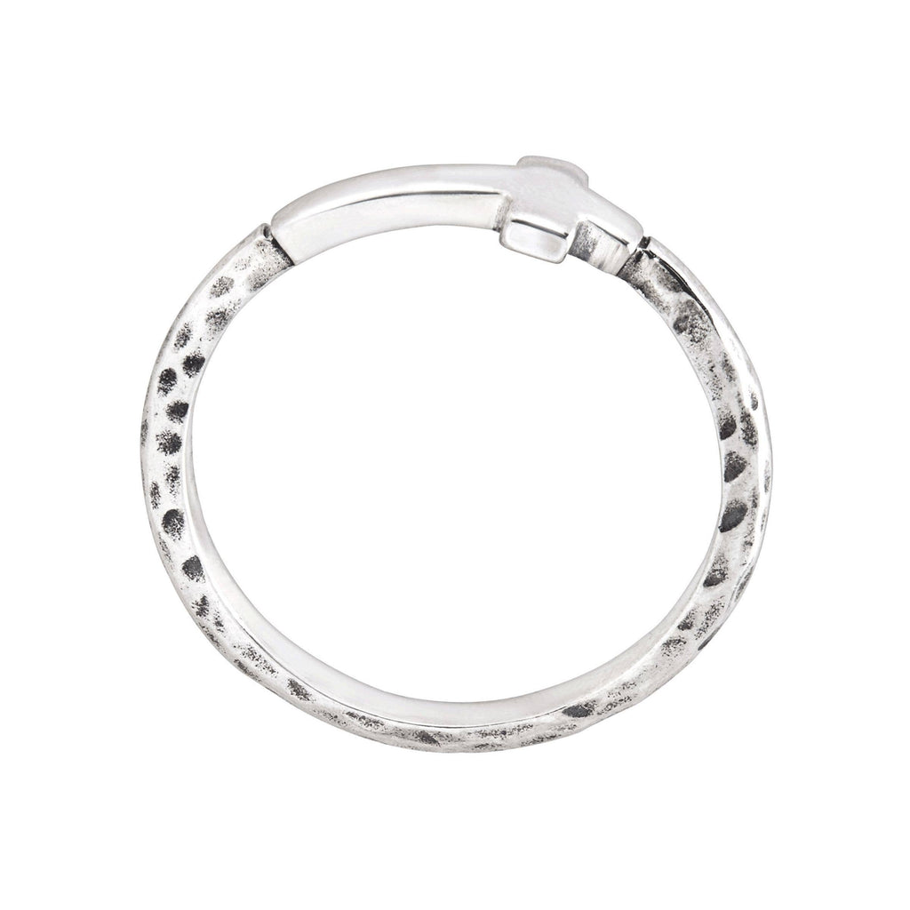 Silpada 'Simplex Cross' Textured Ring