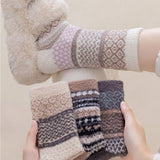 Cozy Fleece Thick Crew Socks