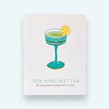 Greeting Card - Size Does Matter Gin & Tonic