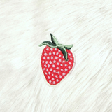 Strawberry Embroidery On Patch