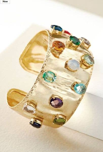 Jemma Crystal Embedded Cuff