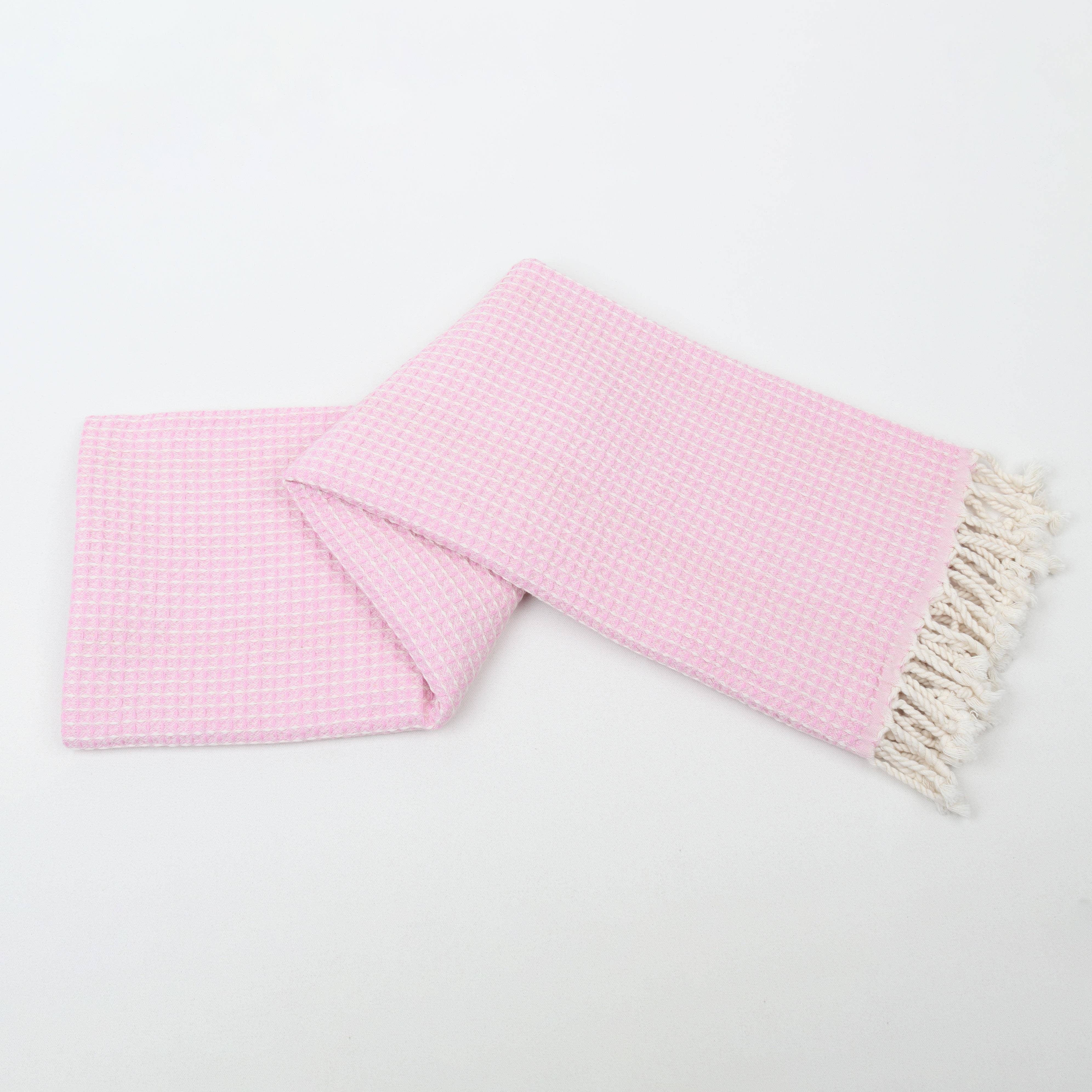 Waffle Weave Turkish Towels – Soft & Quick-Dry Cotton