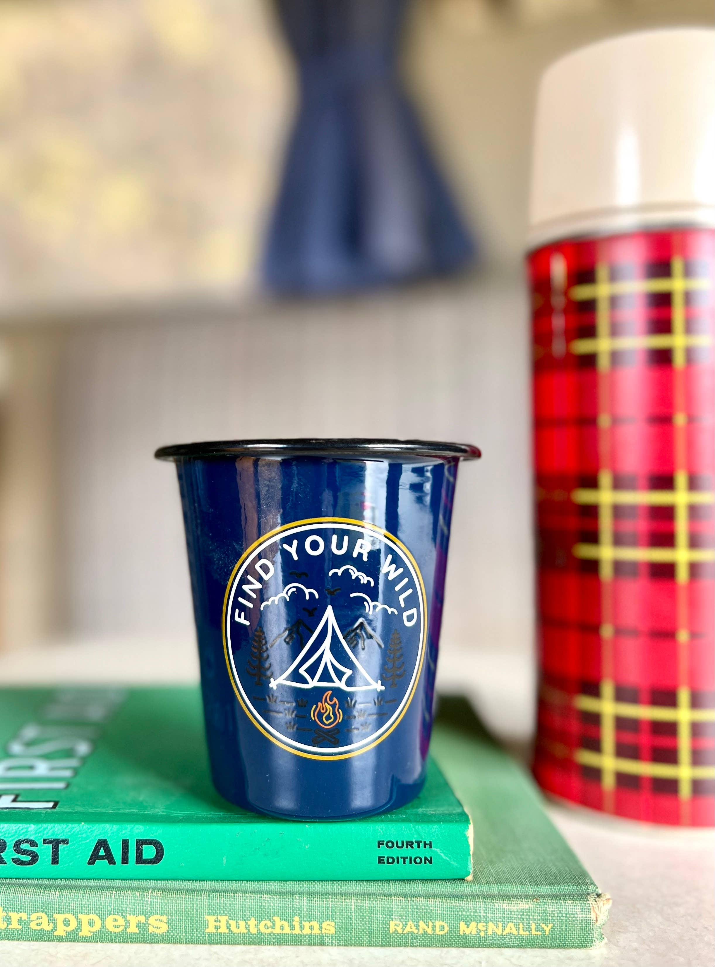 "Find Your Wild" Enamel Reusable Candle