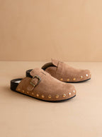 The Toni | Studded Buckle Clog